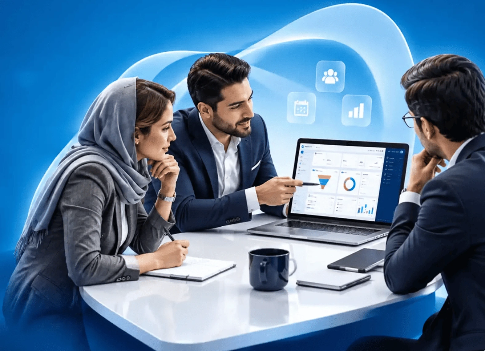 جلسه دمو نرم افزار CRM
