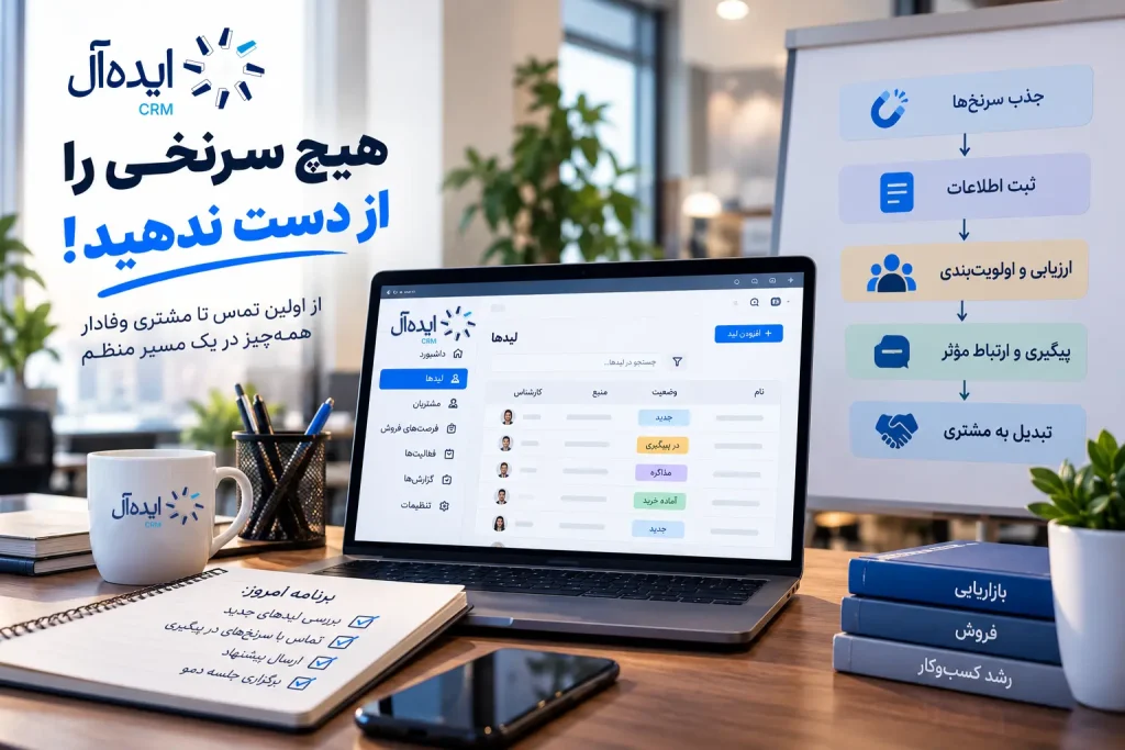 مدیریت لید چیست؟ از جذب سرنخ تا تبدیل آن به مشتری